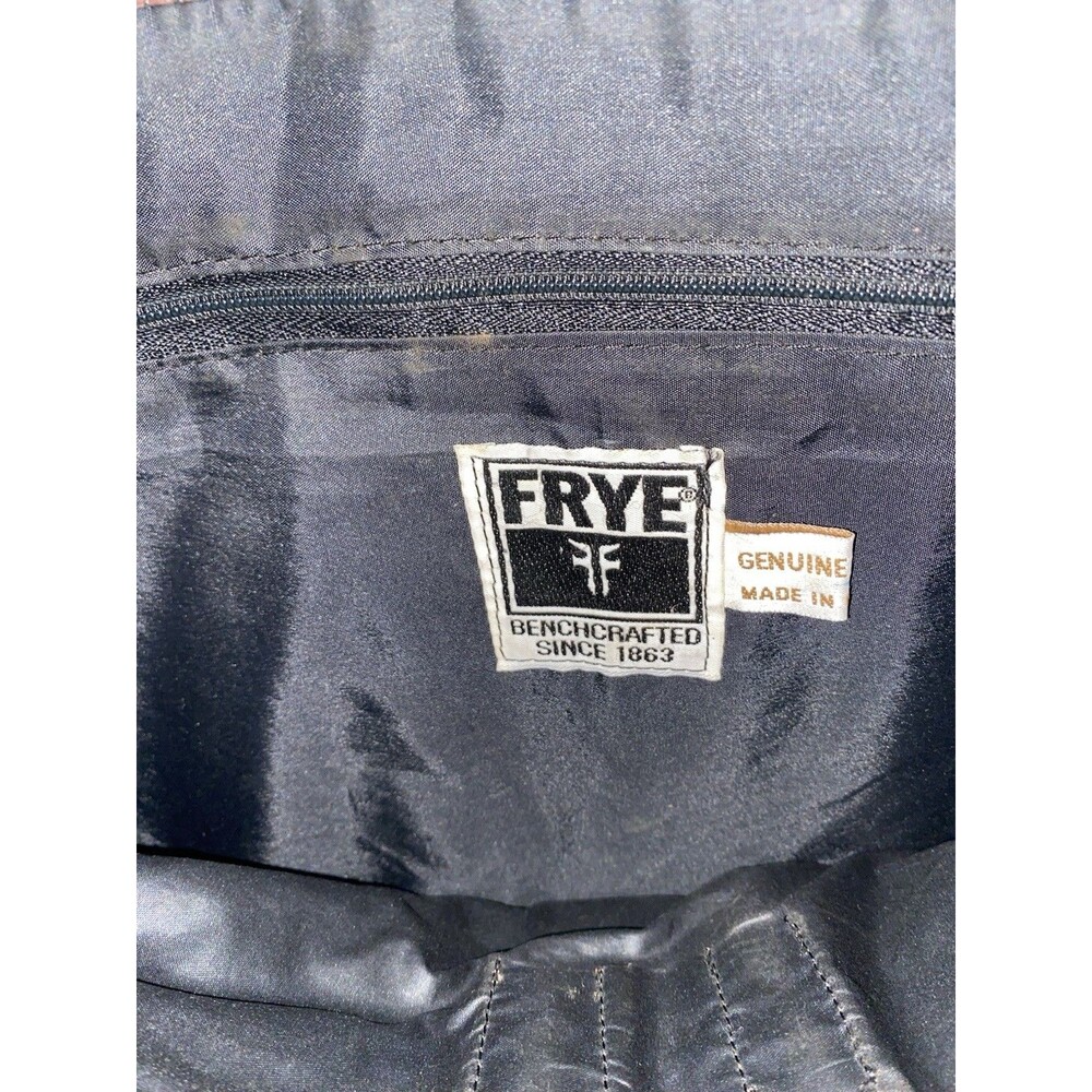 FRYE 100% Genuine Leather Messenger Bag, Dark Brown  (Unisex)  Butter Soft Strap - Picture 11 of 15